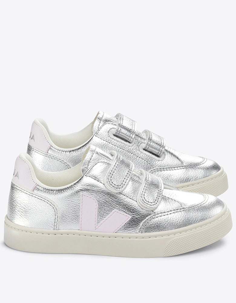 Girls Infant Small V-12 Trainers - Silver