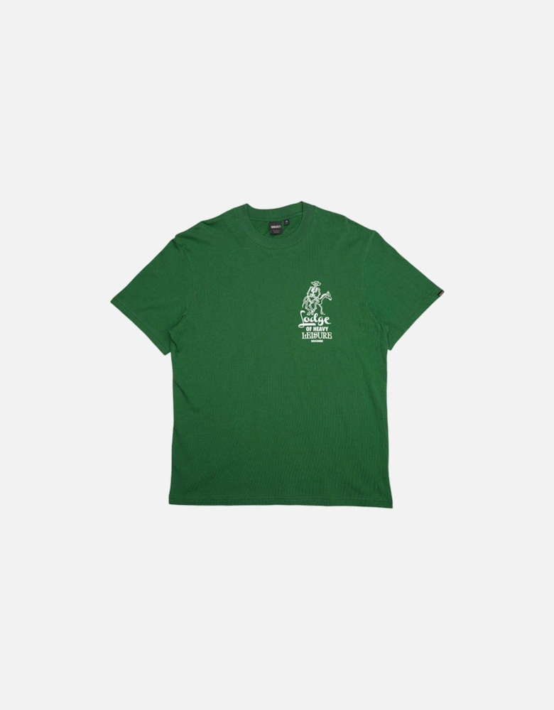 Boscombe Address T-Shirt - Hillside Green