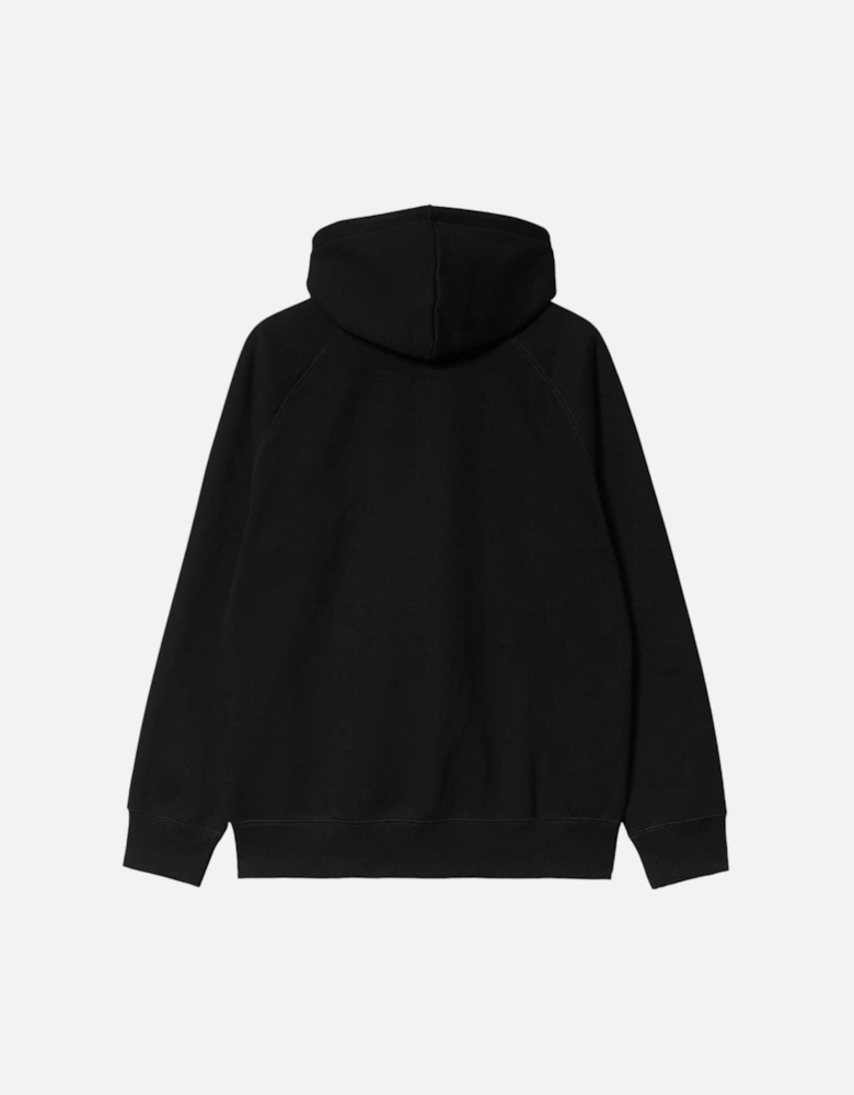 Hooded Chase Zip Sweatshirt - Black/Gold