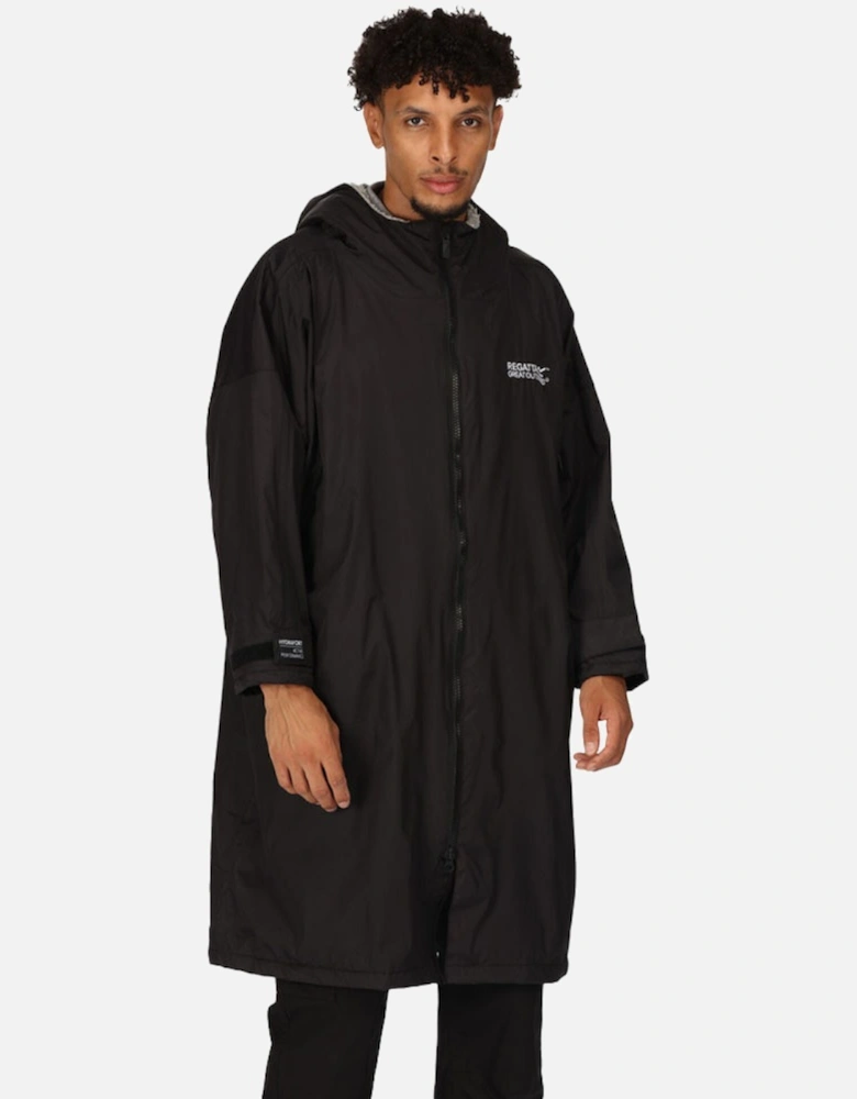 Mens Adult Waterproof Fleece Lined Robe Jacket