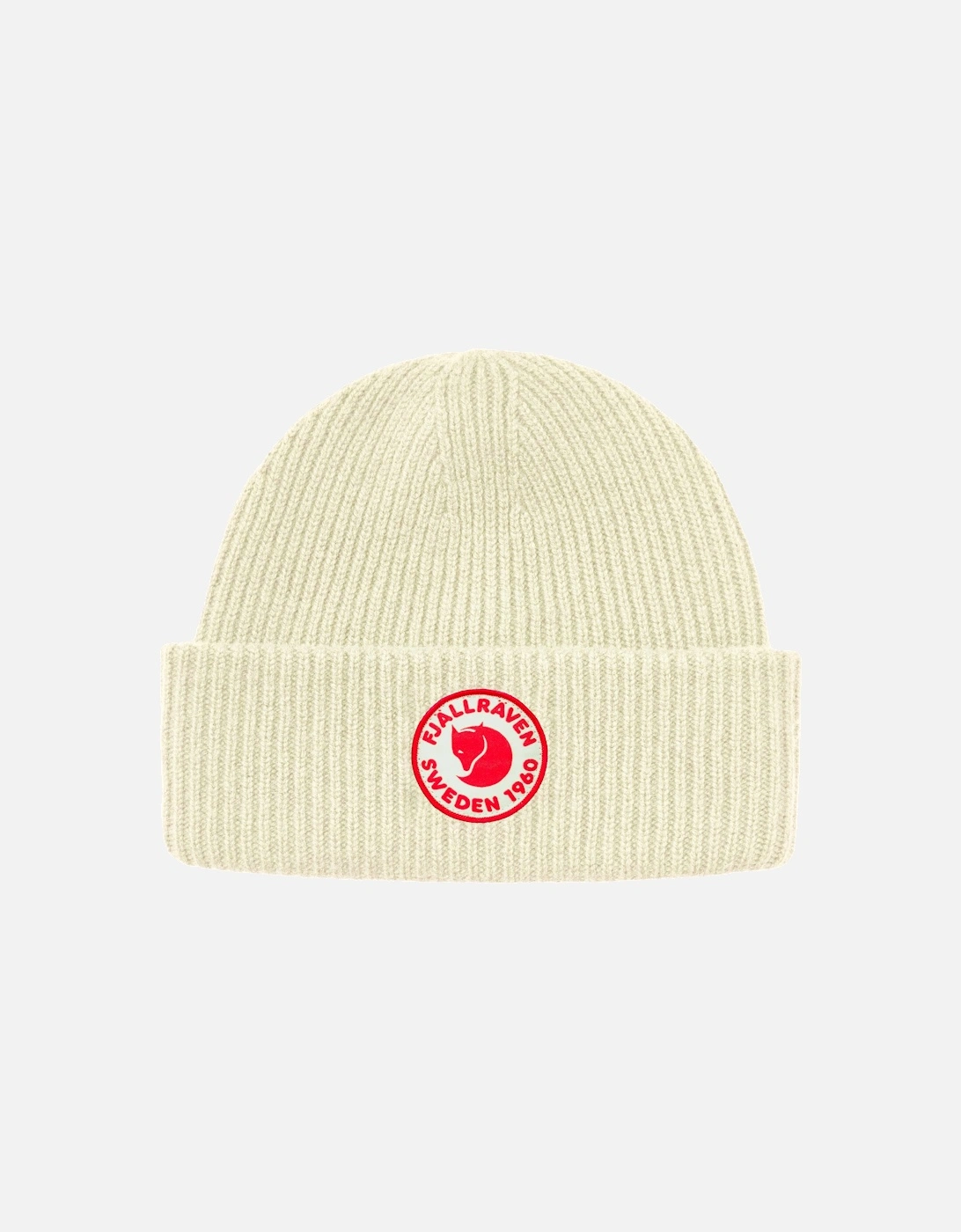 Fjallraven Unisex White Fjällräven 1960 Logo Beanie