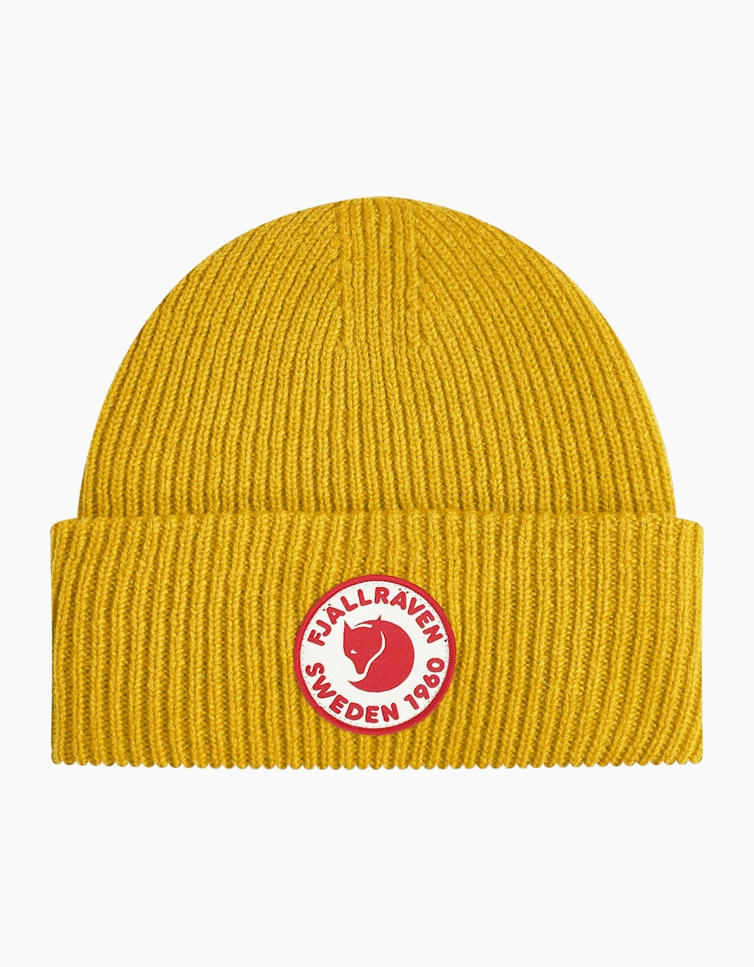 Fjallraven Unisex Yellow Fjällräven 1960 Logo Beanie
