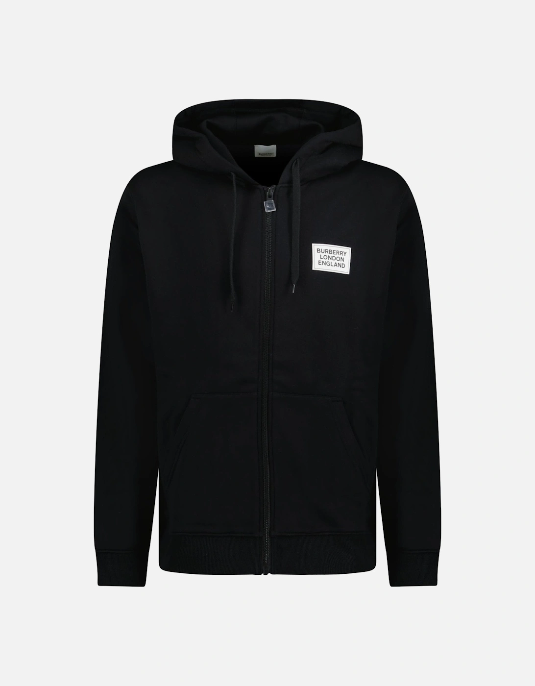 'Hove' Logo Hoodie Zip sweatshirt black, 4 of 3