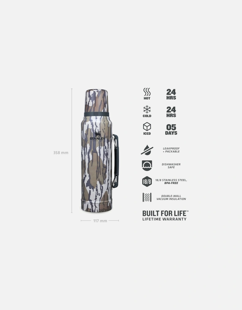 1L Classic Legendary Thermal Cold Water Bottle