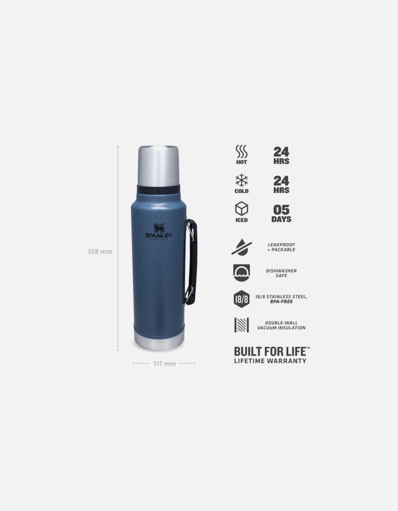 1L Classic Legendary Thermal Cold Water Bottle