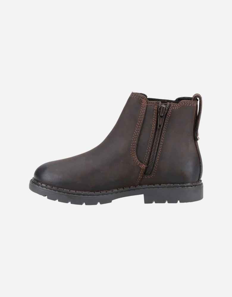 Boys Mini Preston Leather Chelsea Boots