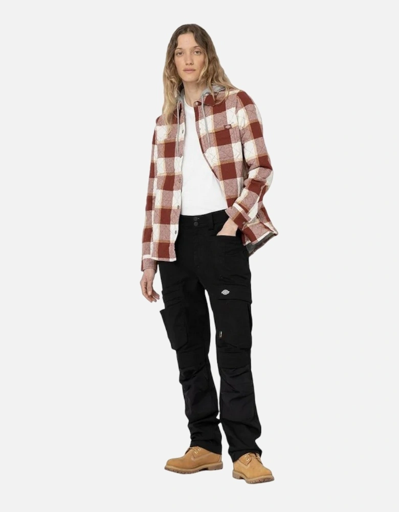 Womens/Ladies Flannel Shirt Jacket