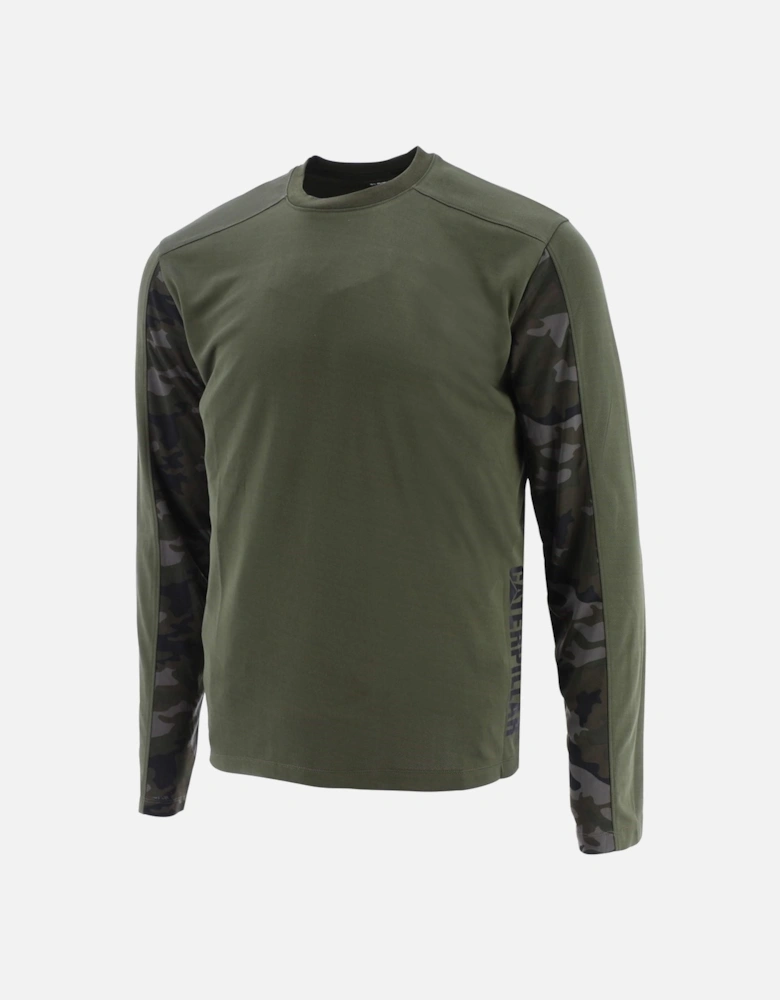 Unisex Adult Camo Coolmax Long-Sleeved T-Shirt