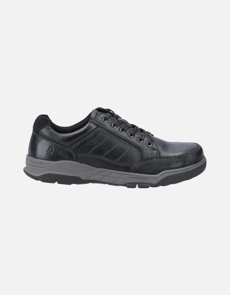 Mens Finley Leather Lace Up Trainers