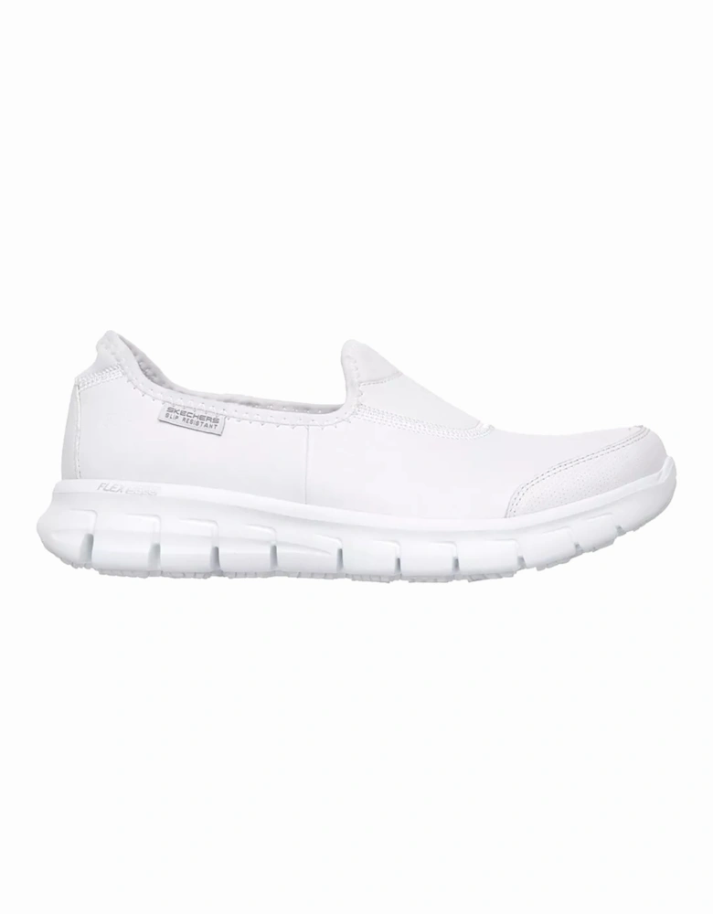 Womens Sure Track Slip Resistant Slip On Work Shoe