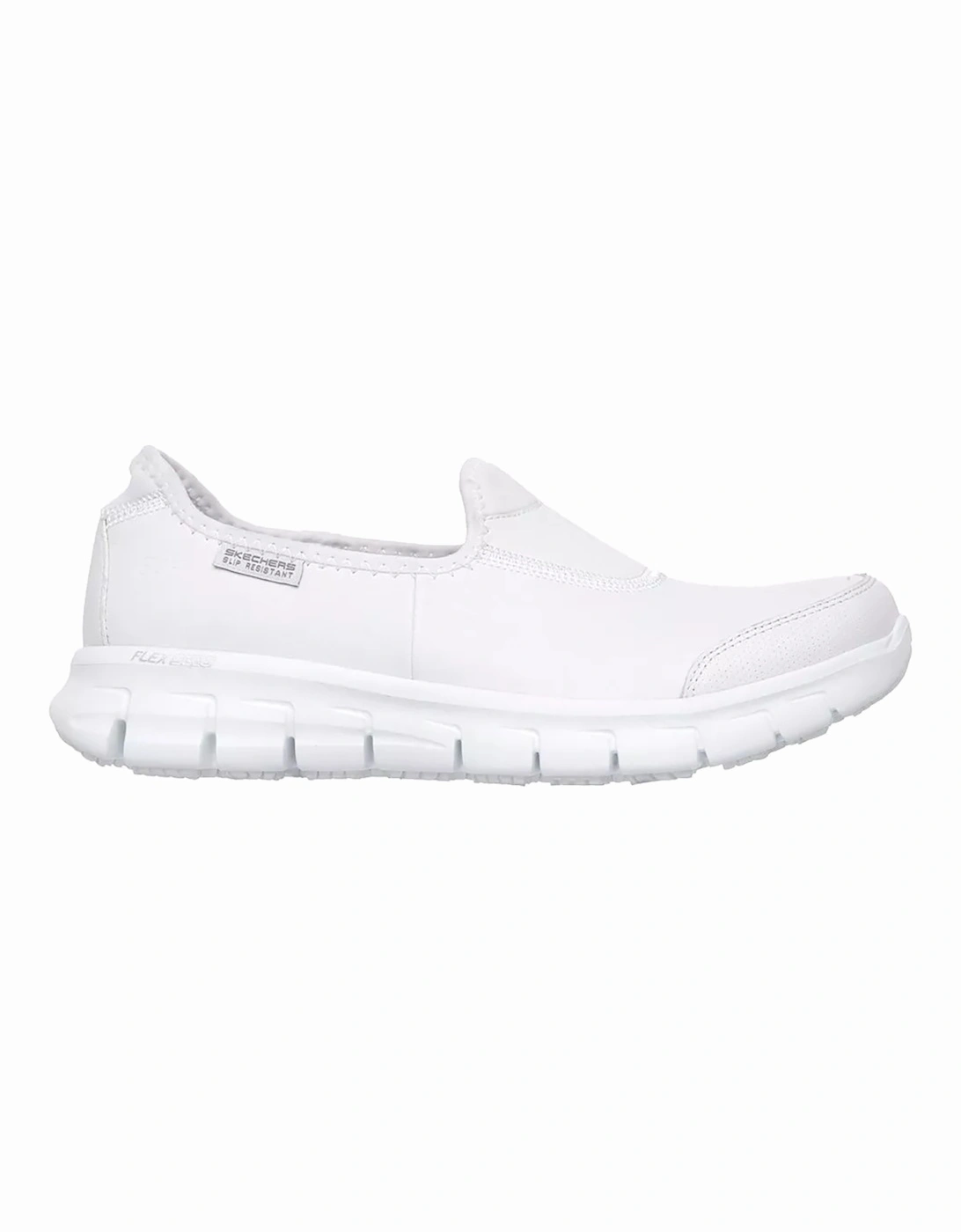 Womens Sure Track Slip Resistant Slip On Work Shoe