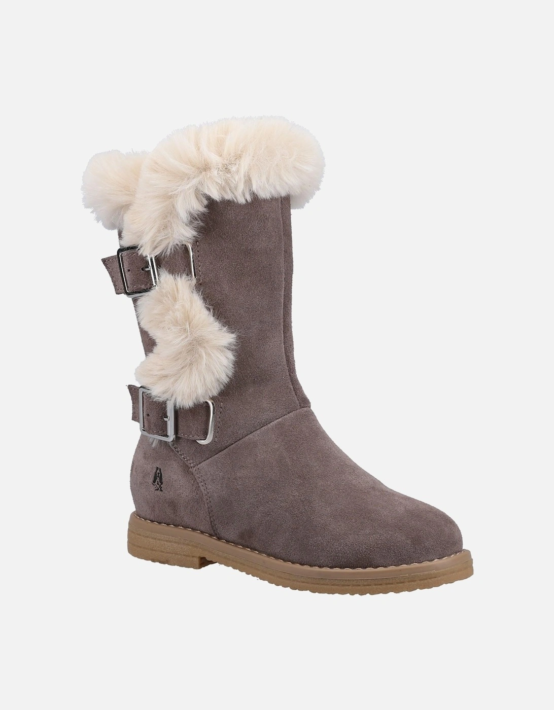 Girls Mini Megan Suede Boots, 3 of 2