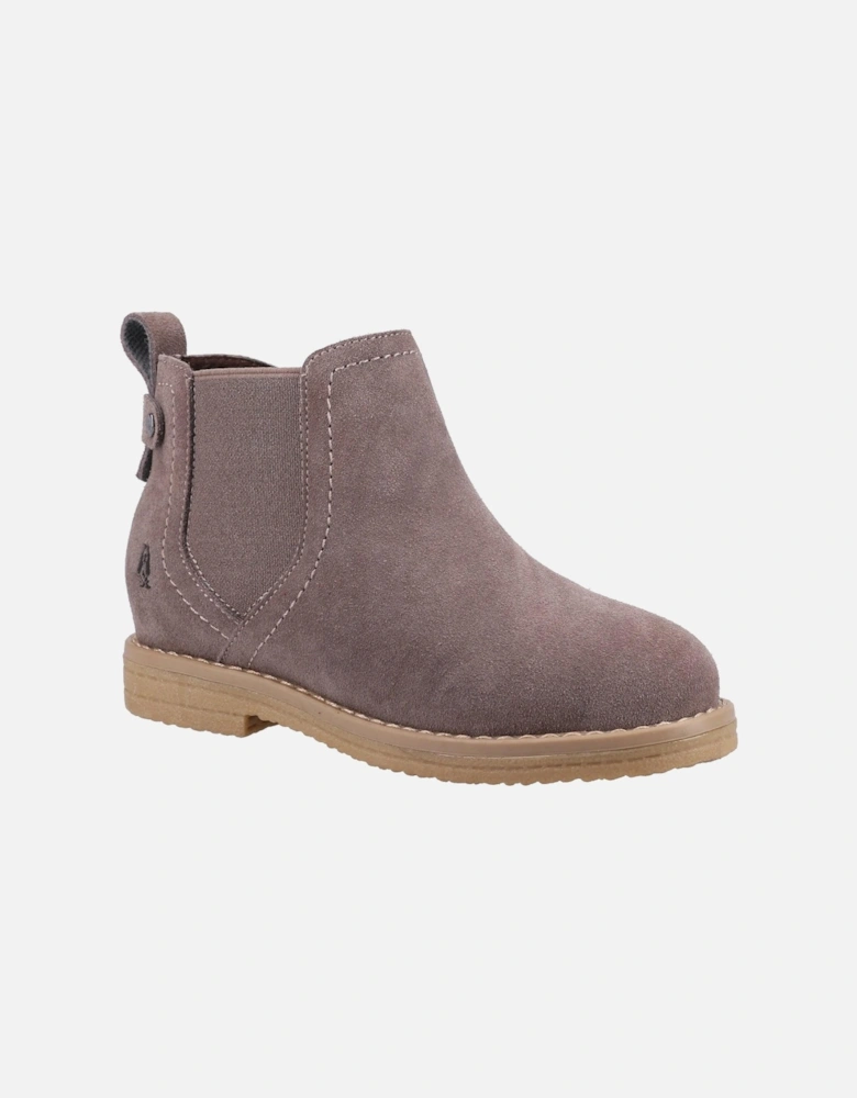 Girls Mini Maddy Suede Ankle Boots