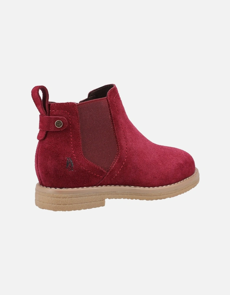 Girls Mini Maddy Suede Ankle Boots