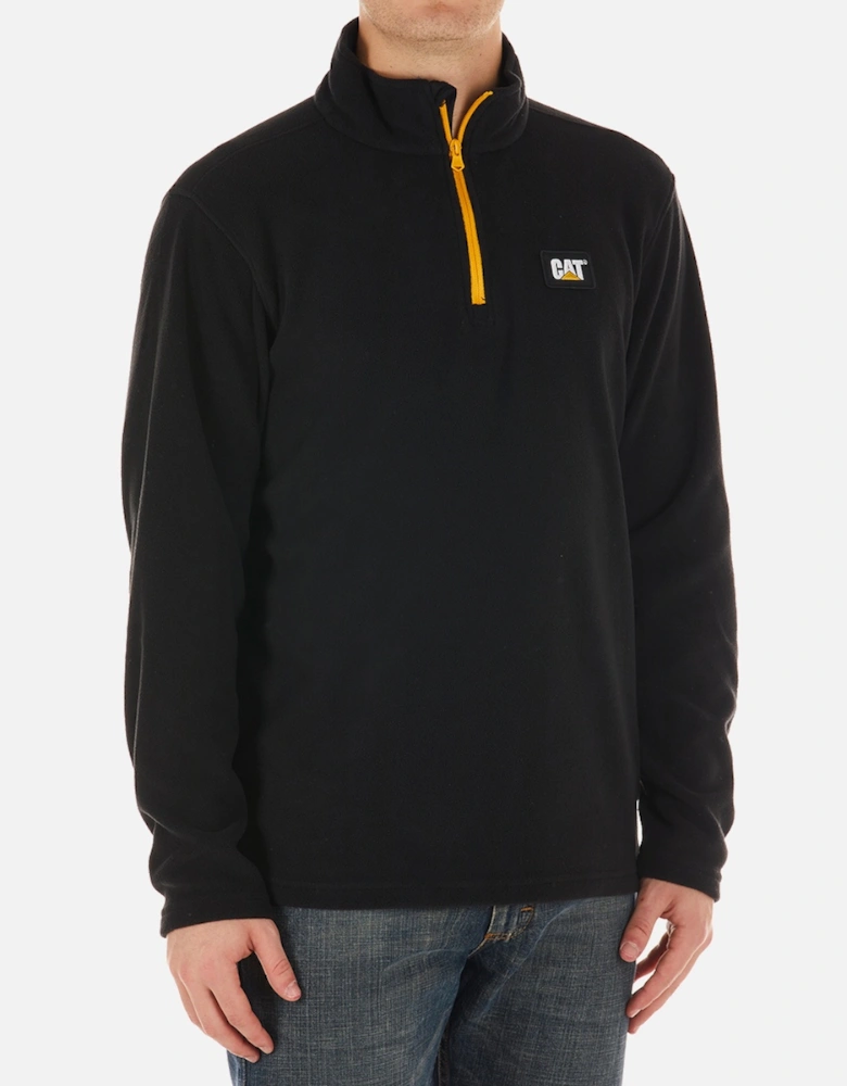 Mens Quarter Zip Fleece Top