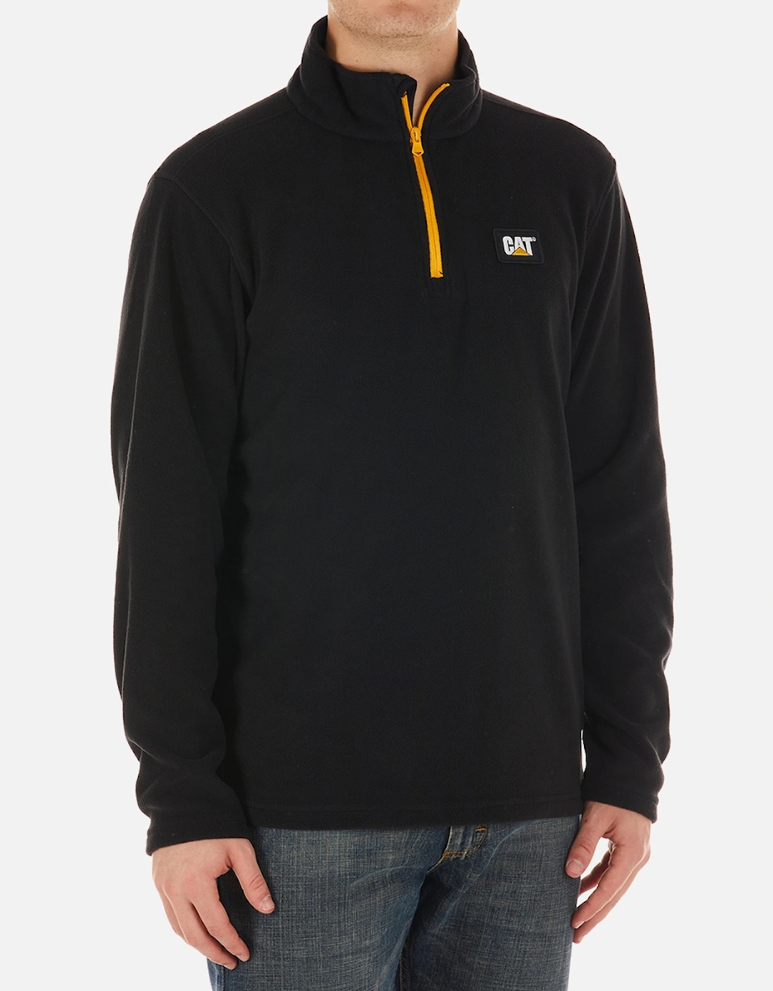 Mens Quarter Zip Fleece Top