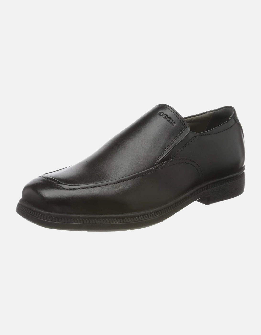 Geox Boys Black 'S Federico Leather School Shoes - : Size 2.5 Uk Kids
