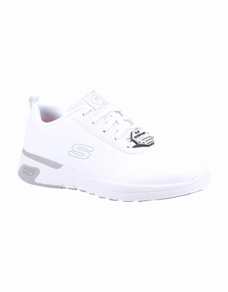 Womens/Ladies Marsing Gmina Slip Resistant Leather Trainers