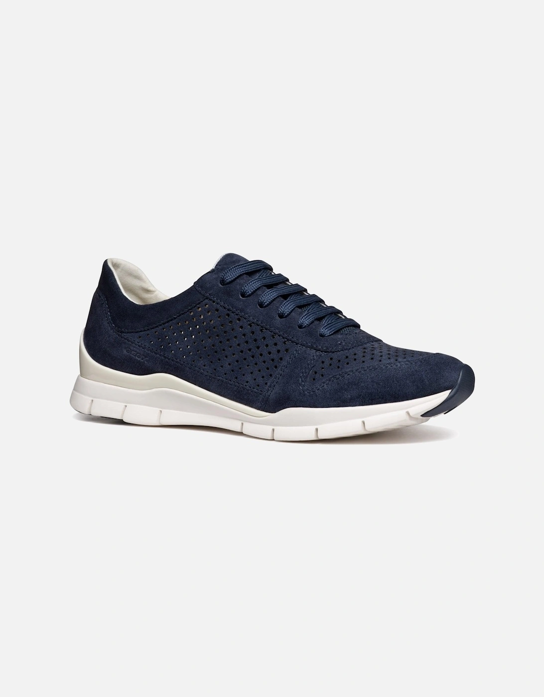 Womens/Ladies Sukie Suede Trainers, 2 of 1