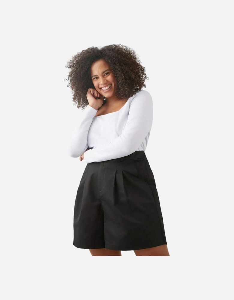 Womens/Ladies Poplin Shorts