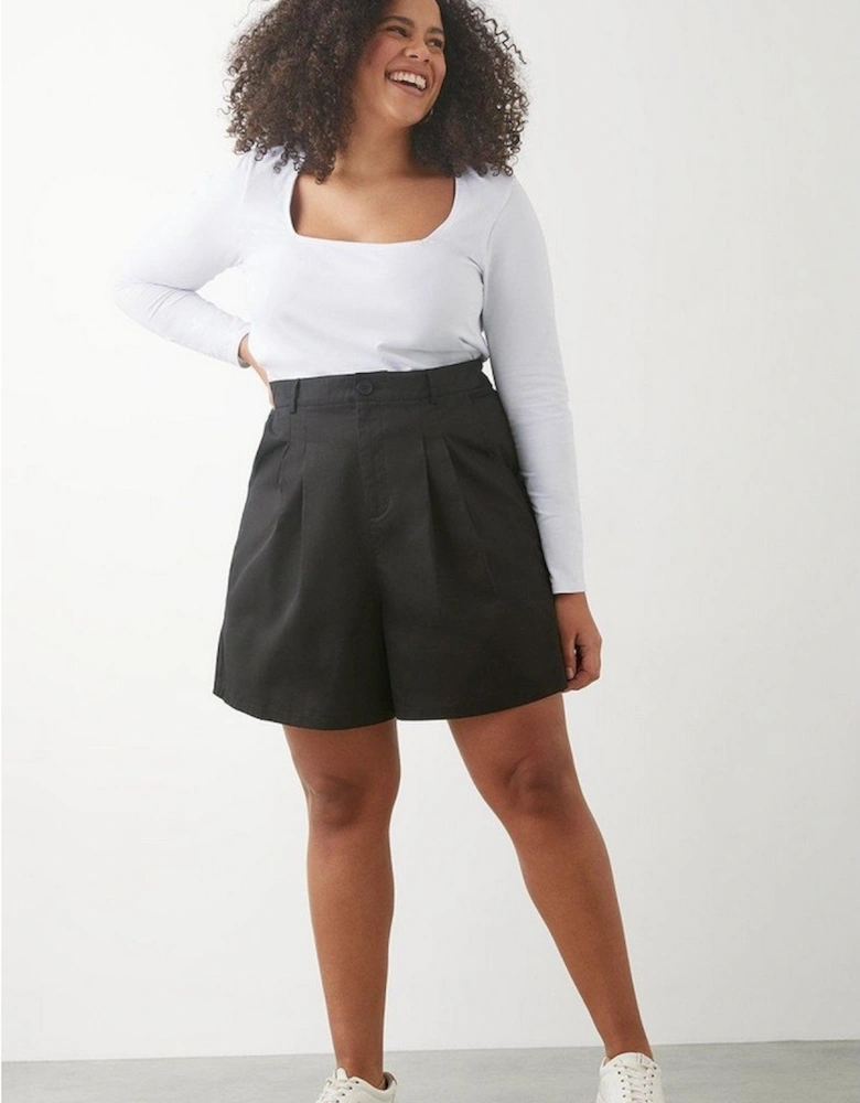 Womens/Ladies Poplin Shorts