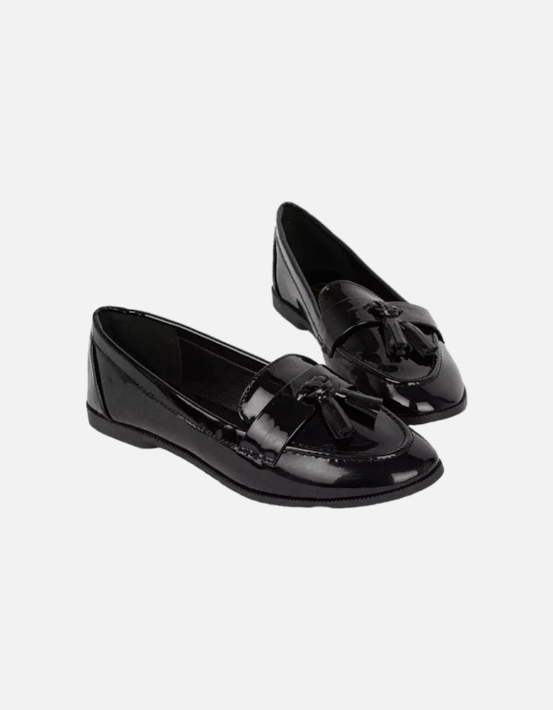 Womens/Ladies Lennie Tassel Wide Loafers