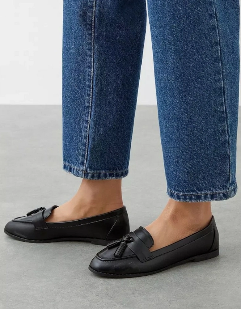 Womens/Ladies Lennie Tassel Wide Loafers