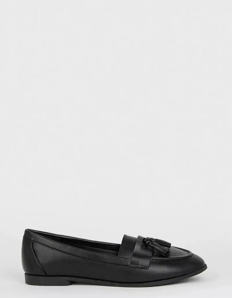 Womens/Ladies Lennie Tassel Wide Loafers