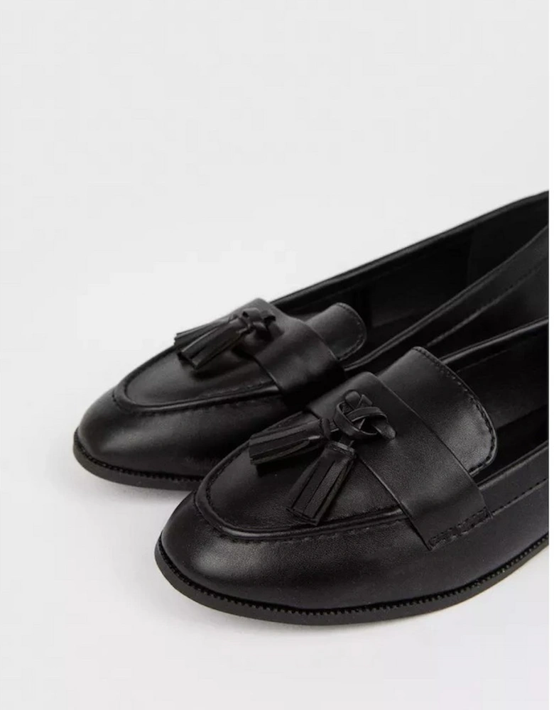 Womens/Ladies Lennie Tassel Wide Loafers