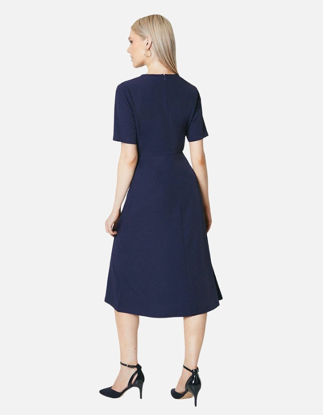 Womens/Ladies Gathered Waist Midi Dress