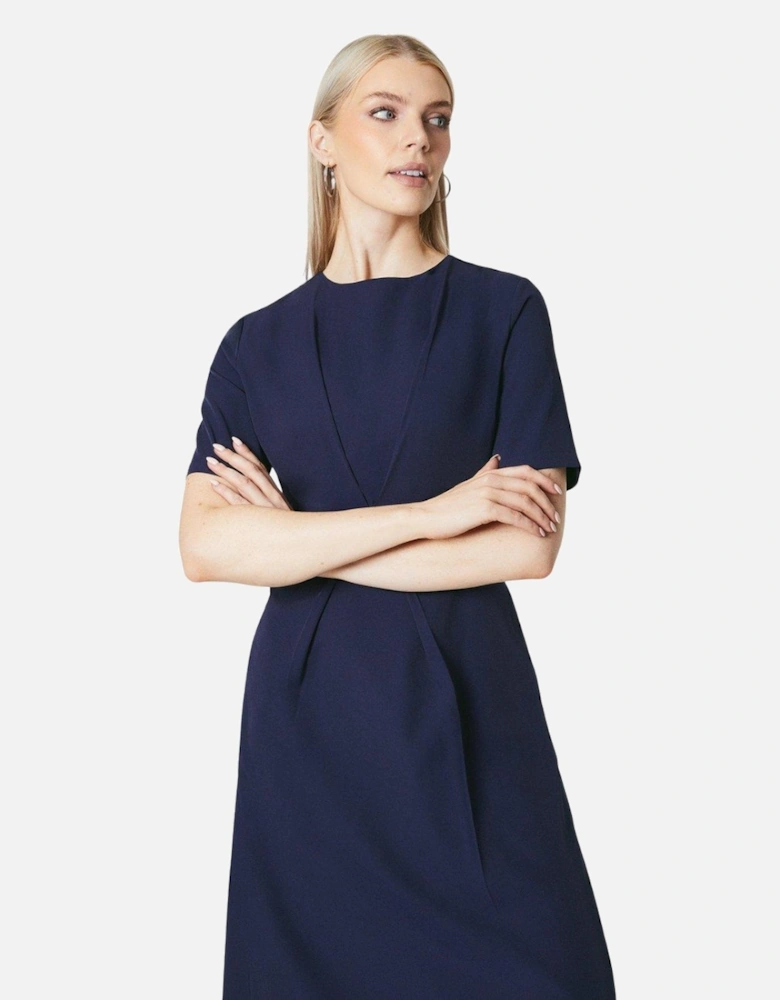 Womens/Ladies Gathered Waist Midi Dress