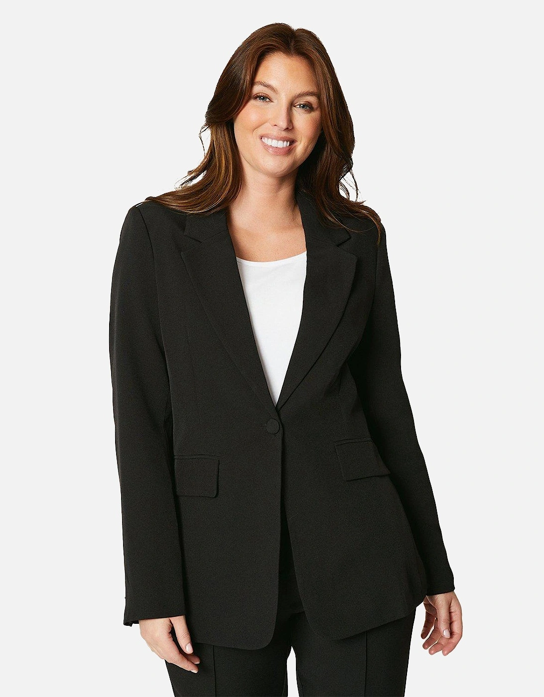 Womens/Ladies Single-Breasted Blazer, 6 of 5