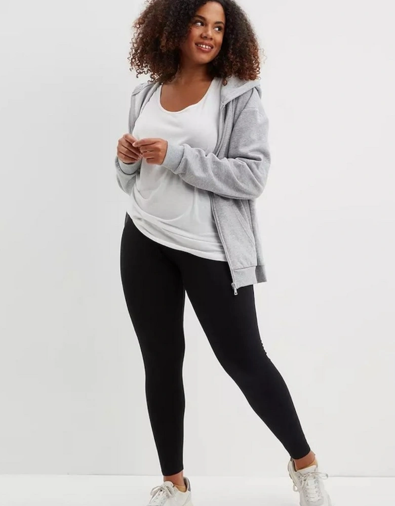 Womens/Ladies Plus Leggings (Pack of 2)