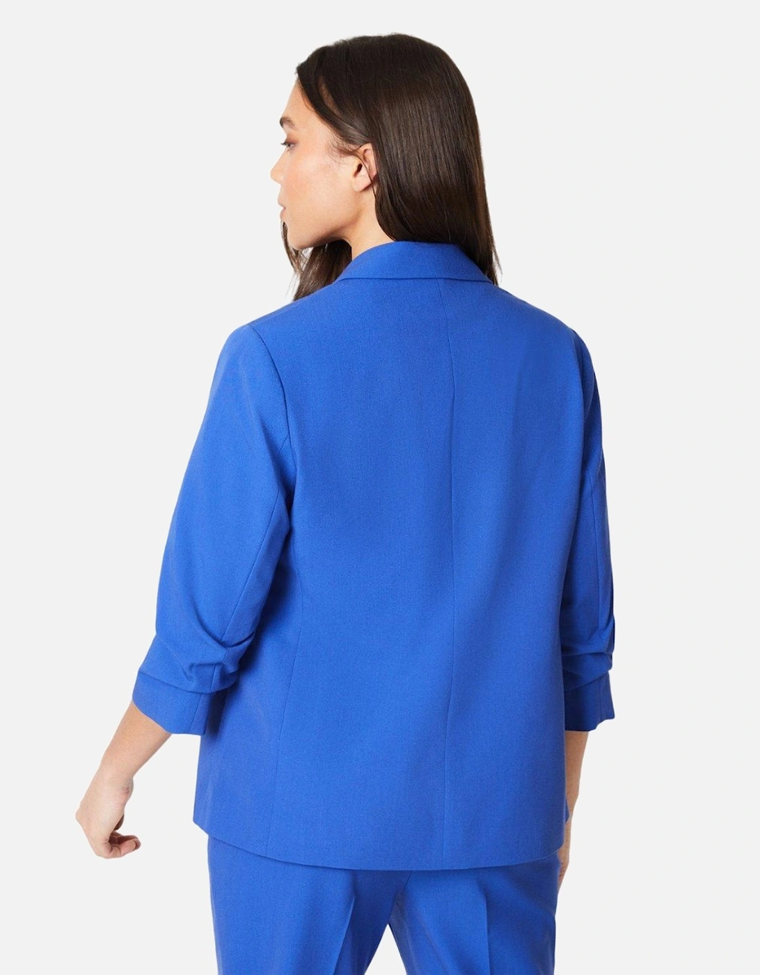 Womens/Ladies Petite Ruched Blazer