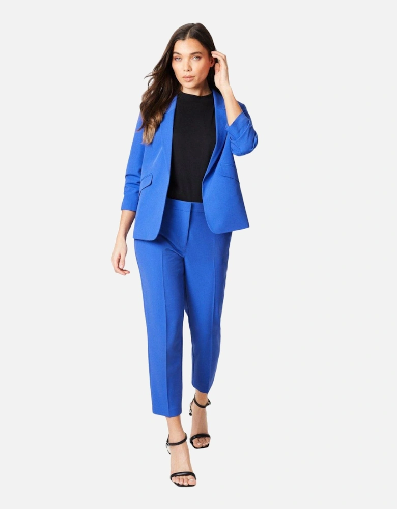 Womens/Ladies Petite Ruched Blazer