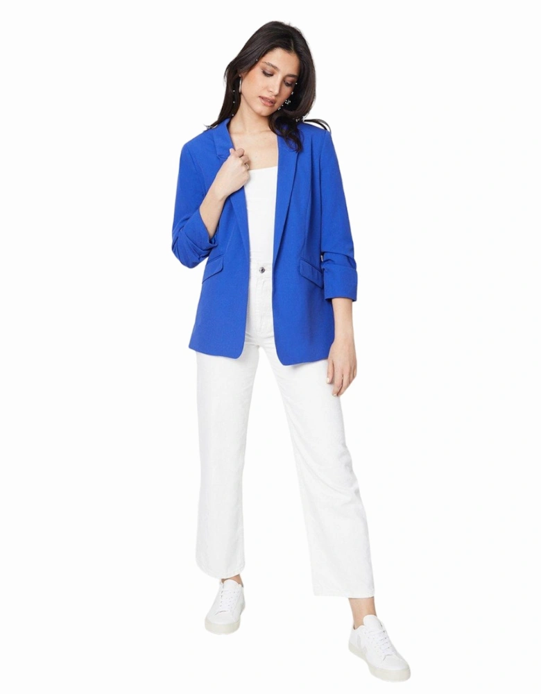 Womens/Ladies Tall Ruched Blazer