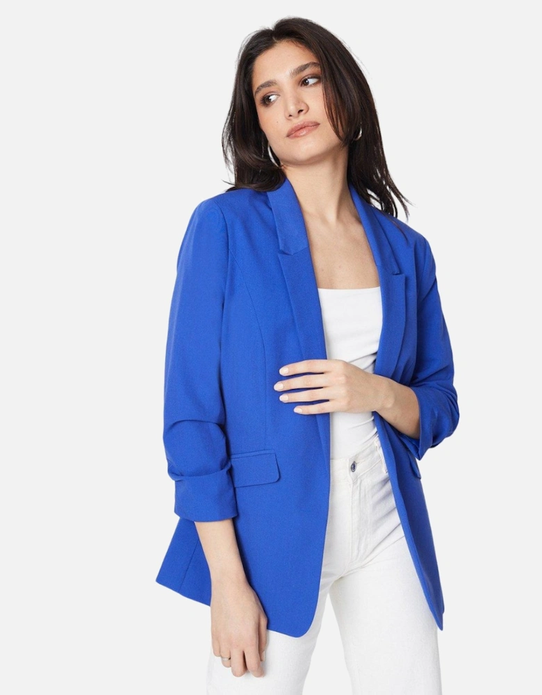 Womens/Ladies Tall Ruched Blazer