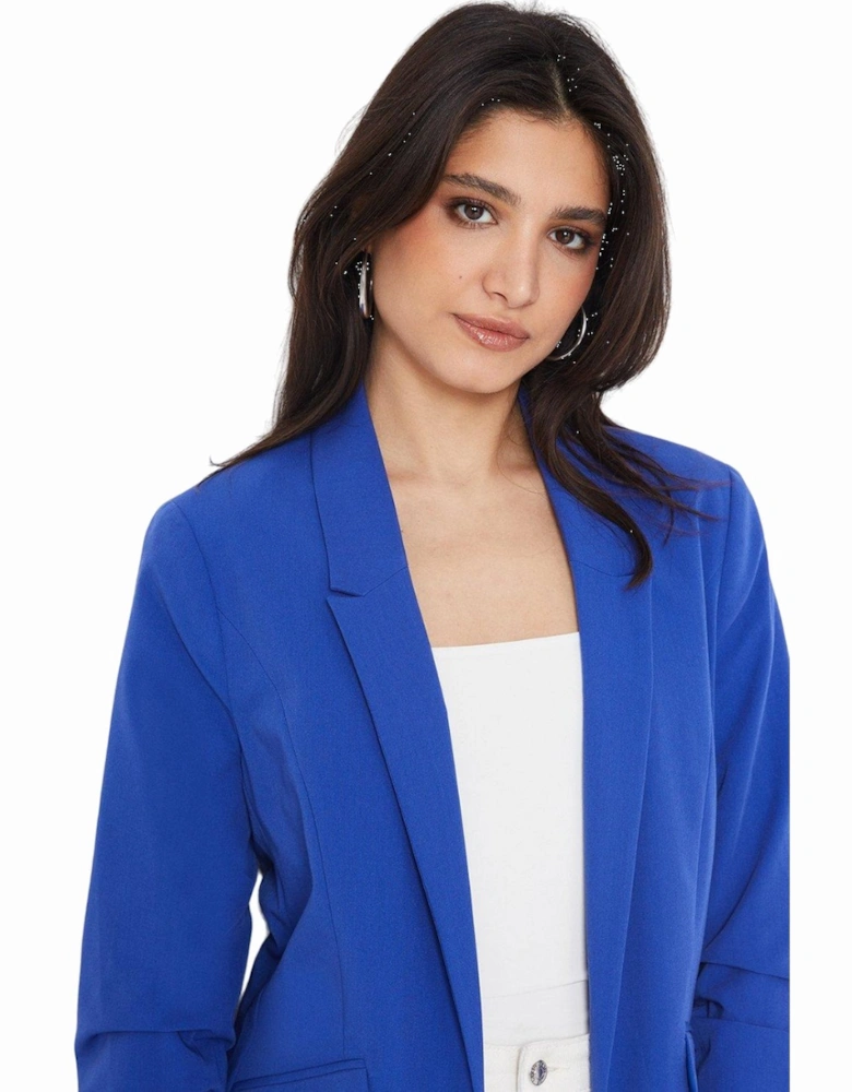 Womens/Ladies Tall Ruched Blazer