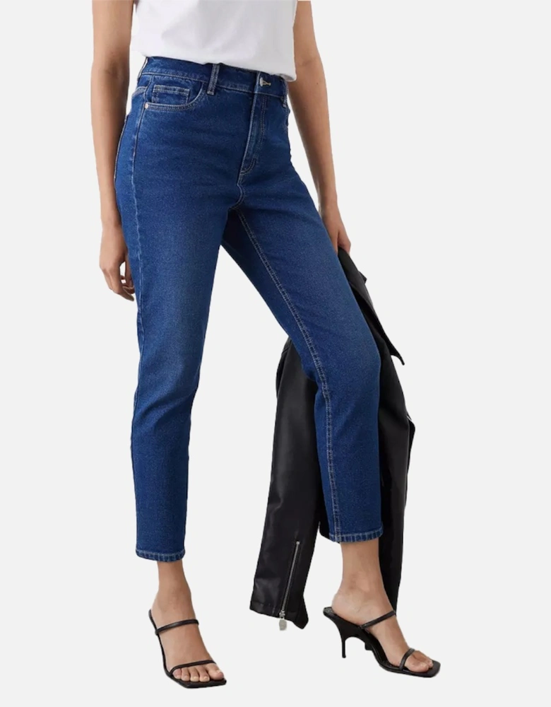 Womens/Ladies Comfort Slim Mom Jeans