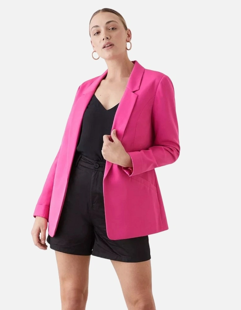 Womens/Ladies Turned Up Cuff Tall Blazer