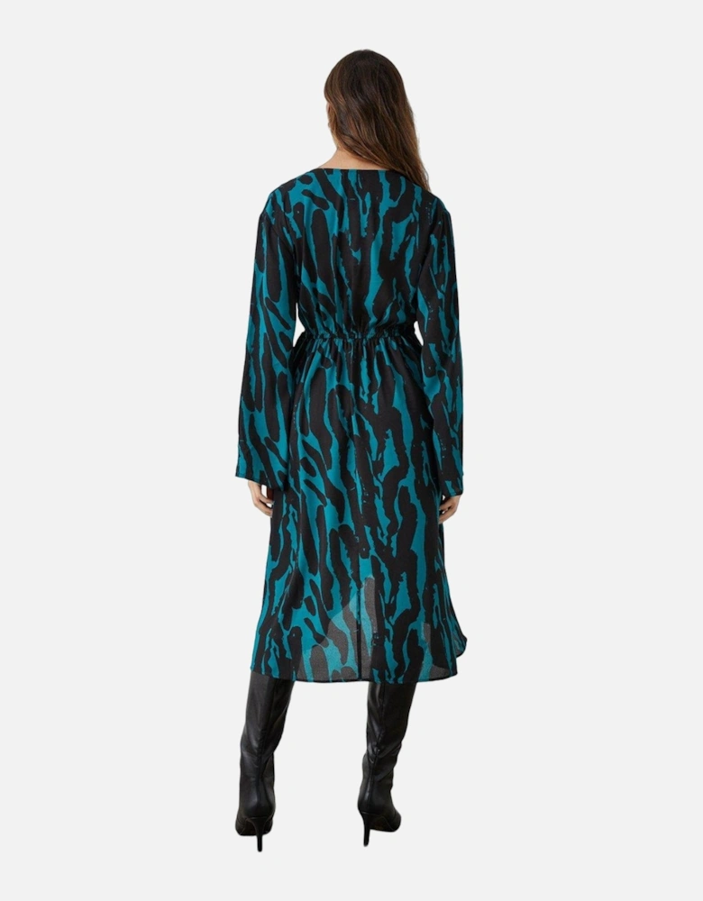 Womens/Ladies Abstract Wrap Dress