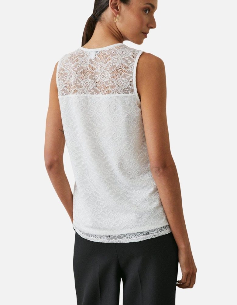 Womens/Ladies Lace Sleeveless Top