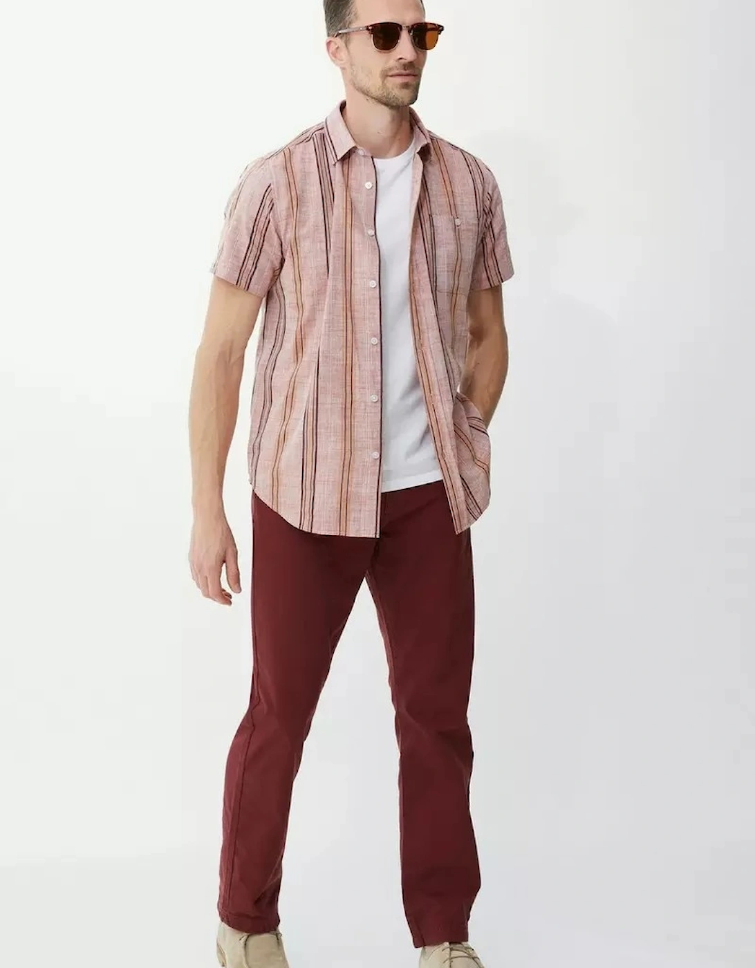 Mens Garment Dyed Chinos