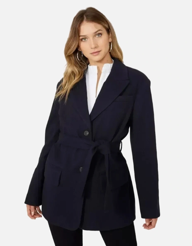 Womens/Ladies Belted Blazer