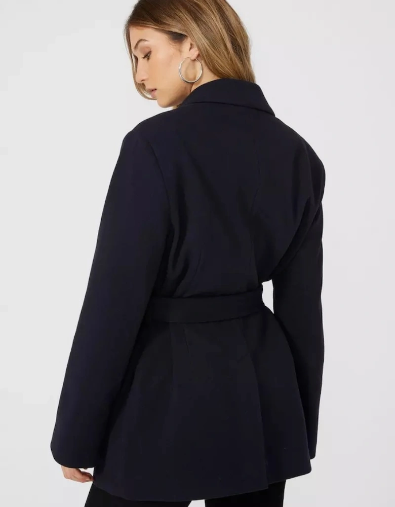 Womens/Ladies Belted Blazer