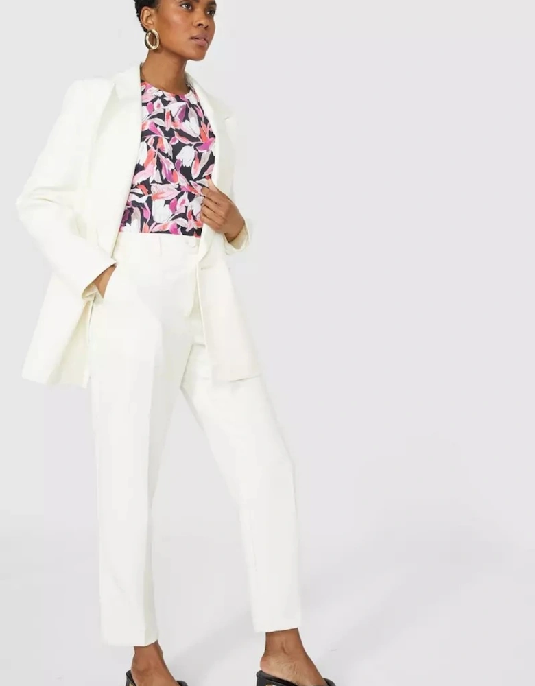 Womens/Ladies Printed Blouson Sleeve Blouse