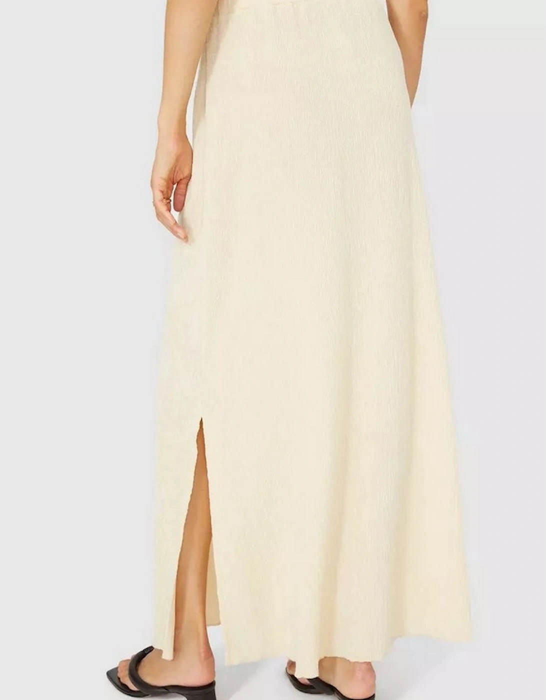 Womens/Ladies Textured Maxi Skirt