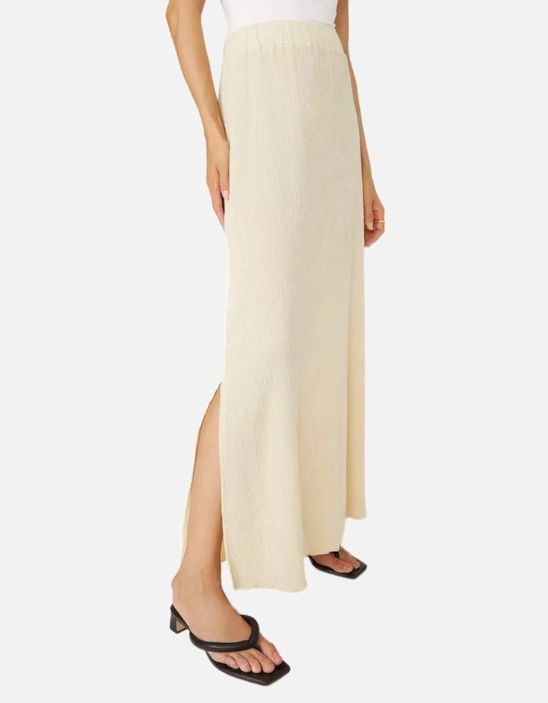 Womens/Ladies Textured Maxi Skirt