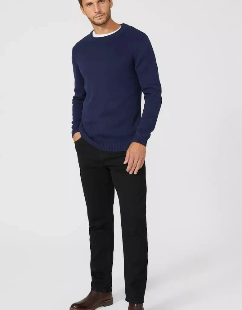 Mens Premium Cotton Crew Neck Jumper