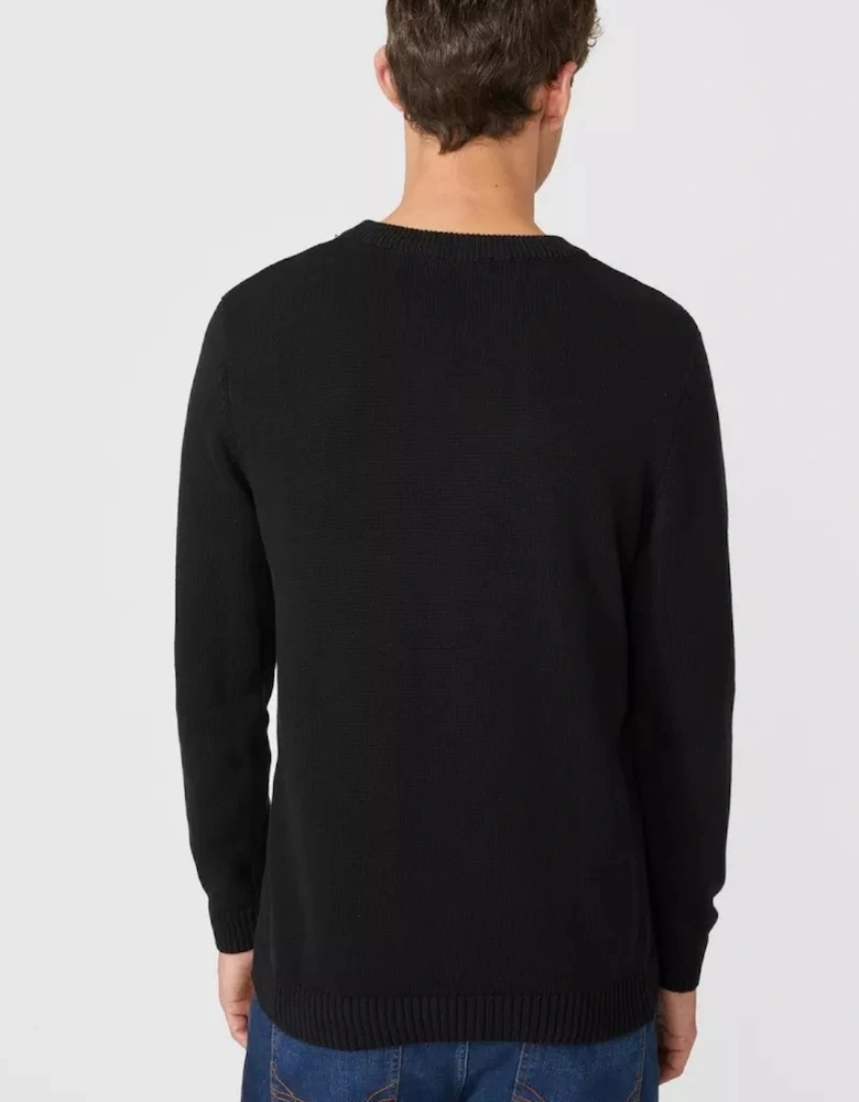 Mens Premium Cotton Crew Neck Jumper